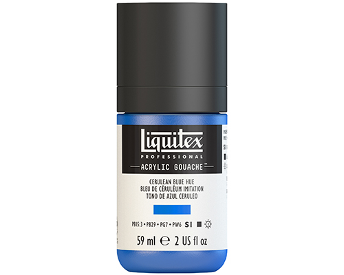 Liquitex Professional Acrylic Gouache – 59mL – Cerulean Blue Hue