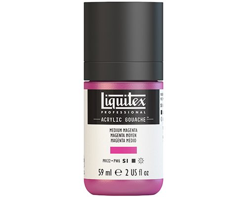 Liquitex Professional Acrylic Gouache – 59mL – Medium Magenta