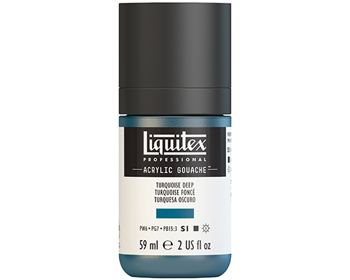 Liquitex Professional Acrylic Gouache – 59mL – Turquoise Deep