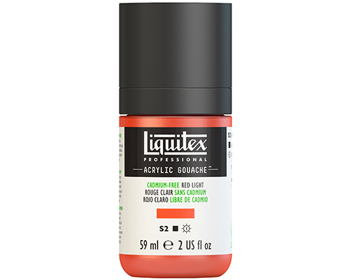 Liquitex Professional Acrylic Gouache – 59mL – Cadmium Free Red Light
