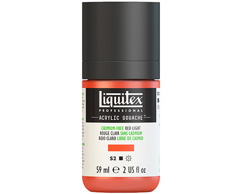 Liquitex Professional Acrylic Gouache  59mL  Cadmium Free Red Light