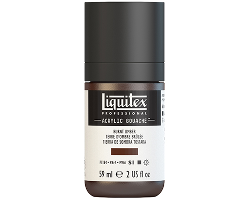 Liquitex Professional Acrylic Gouache  59mL  Burnt Umber