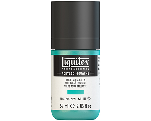 Liquitex Professional Acrylic Gouache – 59mL – Bright Aqua Green