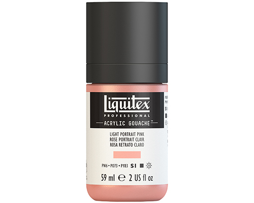 Liquitex Professional Acrylic Gouache – 59mL – Light Portrait Pink