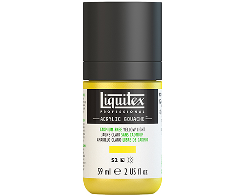 Liquitex Professional Acrylic Gouache – 59mL – Cadmium Free Yellow Light