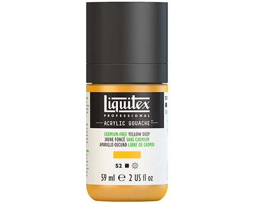 Liquitex Professional Acrylic Gouache  59mL  Cadmium Free Yellow Deep