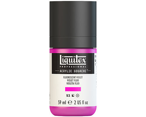 Liquitex Professional Acrylic Gouache – 59mL – Fluorescent Violet