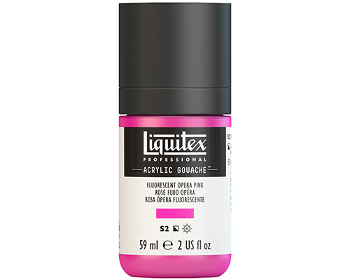 Liquitex Professional Acrylic Gouache  59mL  Fluorescent Opera Pink