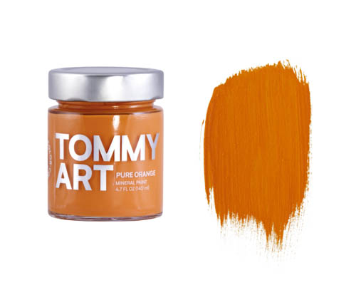 Tommy Art Mineral Paint  140mL  Pure Orange