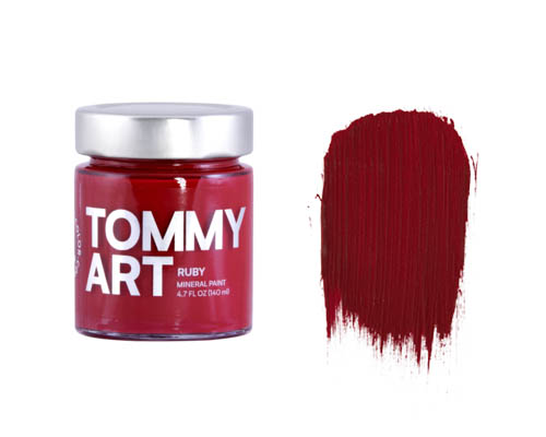 Tommy Art Mineral Paint – 140mL – Ruby