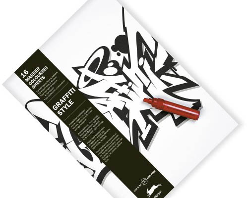 Pepin Marker Colouring Book  Graffiti