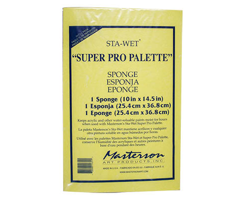 Masterson Sta-Wet Super Pro Sponge Refill – 1 Sponge – 10 x 14.5 in.