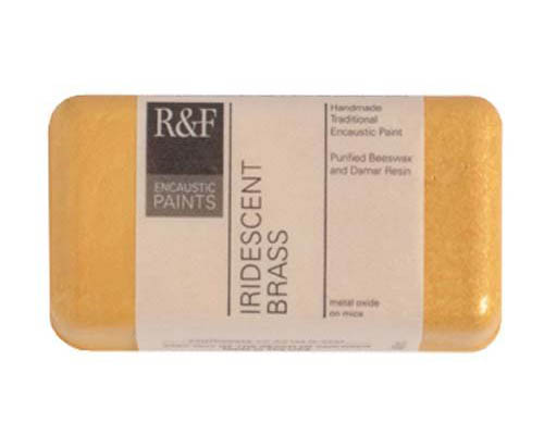 R&F Encaustic  40mL  Iridescent Brass