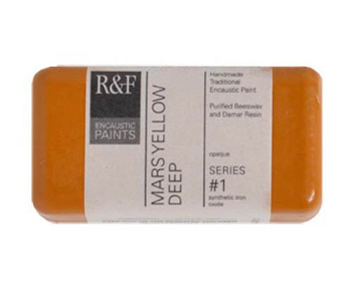 R&F Encaustic  40mL  Mars Yellow Deep