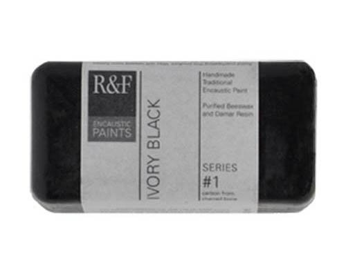 R&F Encaustic  40mL  Ivory Black