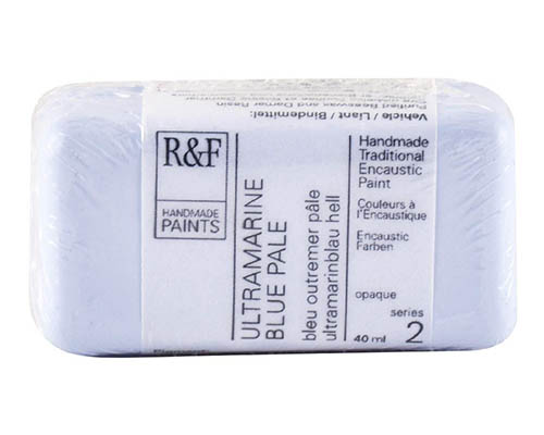 R&F Encaustic  40mL  Ultramarine Blue Pale