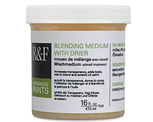 R&F Blending Medium with Drier  16oz