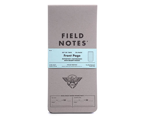 Field Notes – Front Page Reporter's Notebook – 2-Pack – 3¾ × 8 in. 