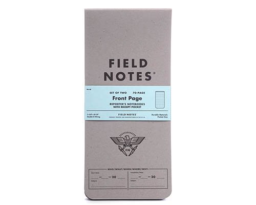 Field Notes  Front Page Reporter's Notebook  2-Pack  3¾ × 8 in. 