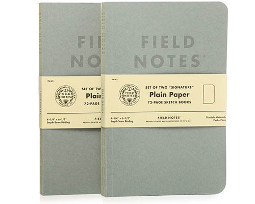 Field Notes – Signature Series – 2-Pack – Sketchbook – 4-1/4 × 6-1/2 in.