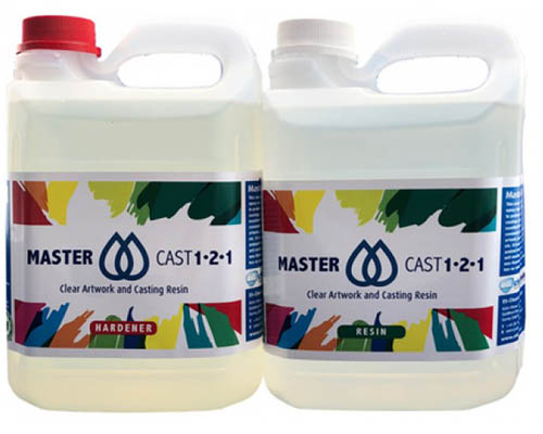 Eli-Chem MasterCast 1-2-1 Clear Art Coating Resin  4kg