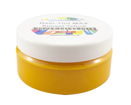 Eli-Chem Resi-Tint Max Pre-Polymer Art Resin Pigment  Sunset Yellow