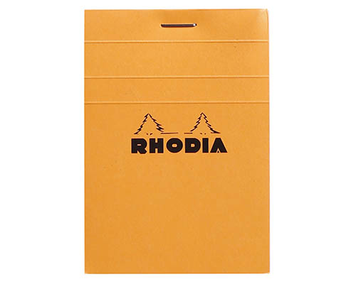 Rhodia Pad   Classic Orange  Grid  2.9 x 4.1 in. 