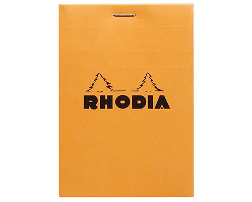 Rhodia Pad – Classic Orange –  Grid – 8.5 x 12 cm