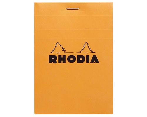 Rhodia Pad  Classic Orange   Grid  8.5 x 12 cm