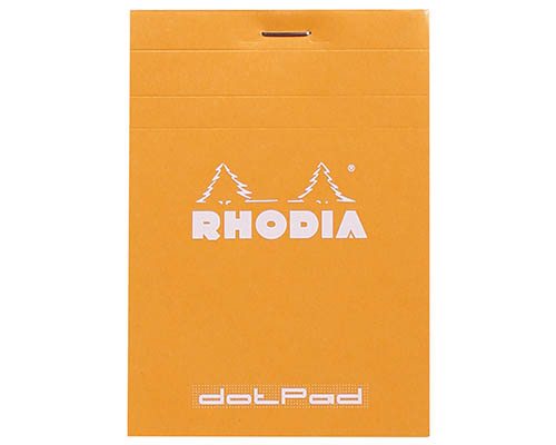 Rhodia Pad  – Classic Orange – Dot – 8.5 x 12cm