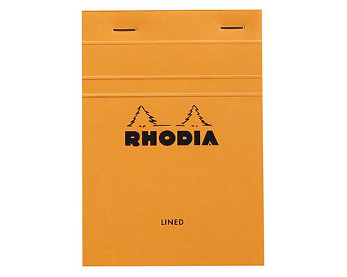 Rhodia Pad  Classic Orange  Lined  4.1 x 5.8 in.