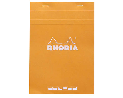 Rhodia Pad  Classic Orange  Dot  5.8 x 8.3 in. 