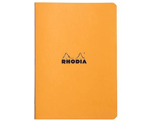Rhodia Notebook  Classic Orange  Grid  5.8 x 8.3 in.
