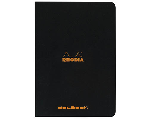 Rhodia Notebook  Black  Dot  8.3 x 11.7 in.