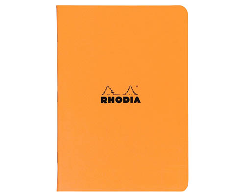 Rhodia Notebook  Classic Orange  Lined  8.3 x 11.7 in.