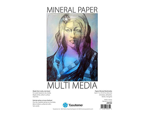 Yasutomo Mineral Paper Pad  20 sheets  11 x 14 in.