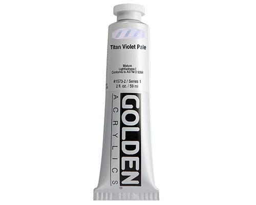 Golden Heavy Body Acrylics  2oz  Titan Violet Pale