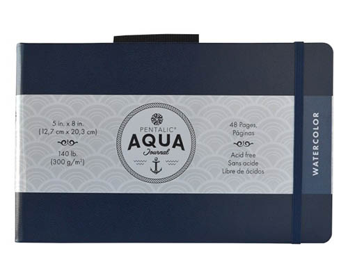 Pentalic Aqua Watercolor Journal  5 x 8 in.