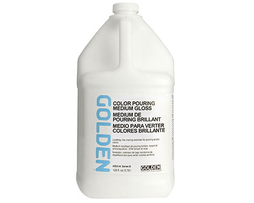 Golden Color Pouring Medium – Gloss – 128oz ( 1 Gallon)