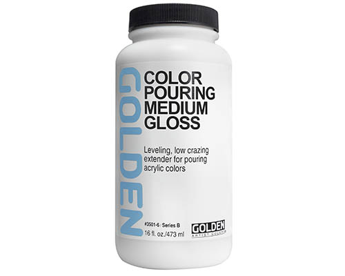 Golden Color Pouring Medium – Gloss – 16oz