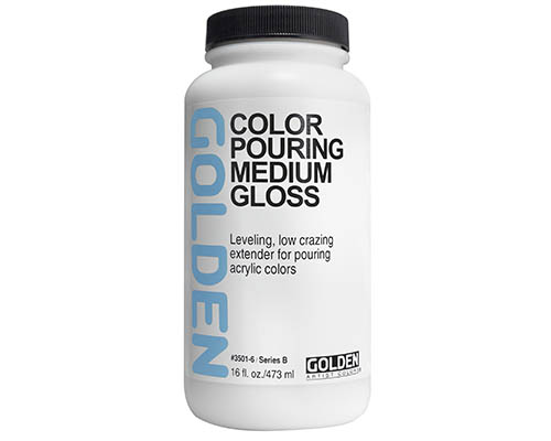 Golden Color Pouring Medium  Gloss  16oz