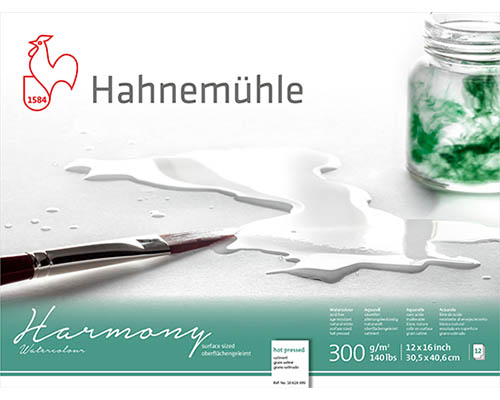 Hahnemühle Harmony Watercolour Pad – Cold Press – 12 x 16 in.