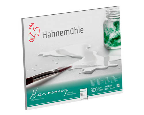 Hahnemühle Harmony Watercolour Block  Hot Press   9 x 12 in.