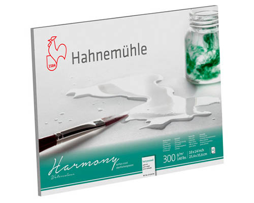 Hahnemühle Harmony Watercolour Block  Hot Press  10 x 14 in.