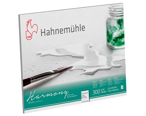 Hahnemühle Harmony Watercolour Block  Hot Press  12 x 16 in.