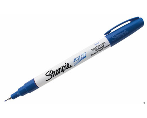 Sharpie Oil Based Paint Marker  Extra-Fine  Blue