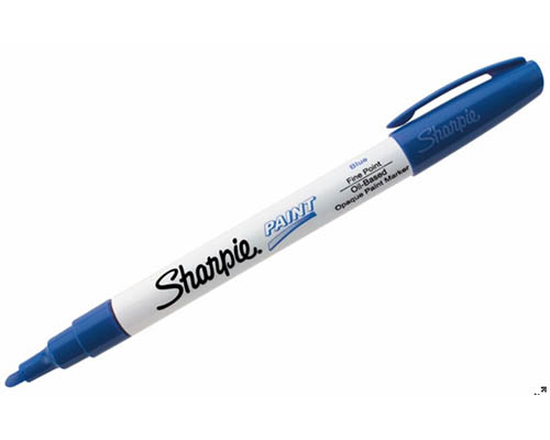 Sharpie Oil Based Paint Marker  Fine  Blue