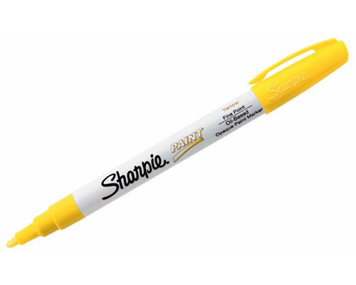 Sharpie Oil Based Paint Marker  Fine  Yellow