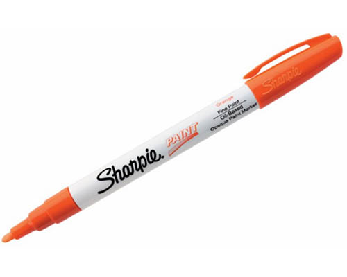 Sharpie Oil Based Paint Marker  Fine  Orange