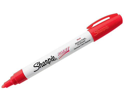 Sharpie Oil Based Paint Marker  Medium  Red